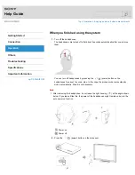 Предварительный просмотр 55 страницы Sony MDR-HW700DS Help Manual