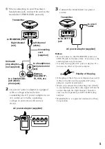 Предварительный просмотр 5 страницы Sony MDR-IF230 Operating Instructions Manual