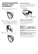 Предварительный просмотр 7 страницы Sony MDR-IF230 Operating Instructions Manual