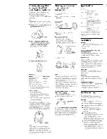 Preview for 3 page of Sony MDR-IF3000 Operating Instructions