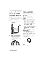 Preview for 36 page of Sony MDR-IF320RK2 Operating Instructions Manual