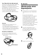 Preview for 32 page of Sony MDR-IF330R Operating Instructions Manual