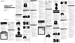 Preview for 1 page of Sony MDR-IF4000 Operating Instructions