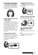 Предварительный просмотр 11 страницы Sony MDR-IF540R Operating Instructions Manual