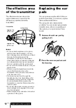 Предварительный просмотр 12 страницы Sony MDR-IF540R Operating Instructions Manual