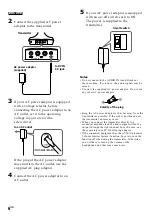 Предварительный просмотр 6 страницы Sony MDR-IF630R Operating Instructions Manual