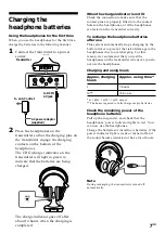 Предварительный просмотр 7 страницы Sony MDR-IF630R Operating Instructions Manual