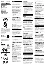 Sony MDR-KX70LW Operating Instructions предпросмотр