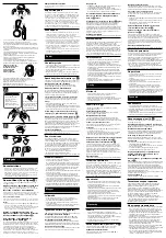 Preview for 2 page of Sony MDR KX70LW Operating Instructions