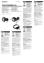 Preview for 1 page of Sony MDR MDR 710LP Operating Instructions