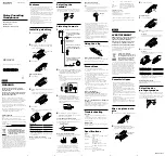 Sony MDR-NC22 Operating Instructions предпросмотр