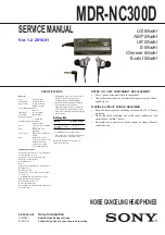 Sony MDR-NC300D Service Manual preview