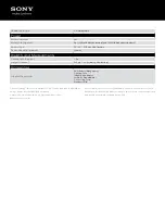 Preview for 2 page of Sony MDR NC60 - Headphones - Binaural Specifications