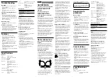 Preview for 2 page of Sony MDR-NC8 Operating Instructions