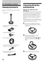 Предварительный просмотр 76 страницы Sony MDR-RF430RK Operating Instructions Manual