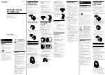 Sony MDR-RF5000 Operating Instructions предпросмотр