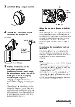 Preview for 5 page of Sony MDR-RF820RK Operating Instructions Manual