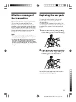 Preview for 11 page of Sony MDR-RF885RK Operating Instructions Manual