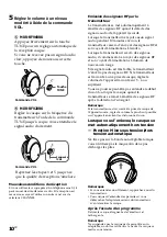 Предварительный просмотр 22 страницы Sony MDR-RF920RK Operating Instructions Manual