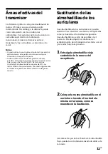 Предварительный просмотр 35 страницы Sony MDR-RF920RK Operating Instructions Manual