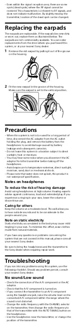 Preview for 7 page of Sony MDR-RF995RK User Manual