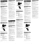 Предварительный просмотр 2 страницы Sony MDR SA3000 Operating Instructions