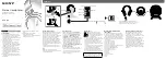 Preview for 2 page of Sony MDR-X10 Operating Instructions