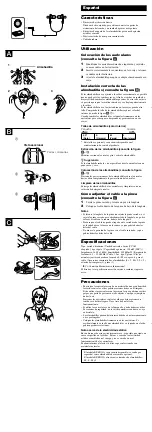 Preview for 2 page of Sony MDR-XB20EX Operating Instructions