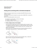 Sony MDR-XB70BT Help Manual preview