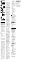 Preview for 2 page of Sony MDR-XB95081 Reference Manual