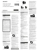 Preview for 3 page of Sony MDR-XB950BT Quick Start Manual