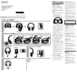 Sony MDR-ZX110NC Operating Instructions предпросмотр