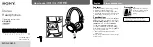 Sony MDR-ZX600 Operating Instructions preview