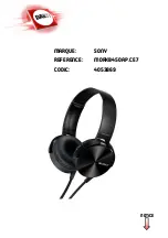 Sony MDRXB450AP.CE7 Operating Instructions предпросмотр