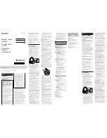 Предварительный просмотр 3 страницы Sony MDRXB650BT Reference Manual