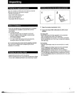 Preview for 7 page of Sony MDS-101 Operating Instructions Manual