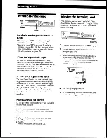 Preview for 8 page of Sony MDS-302 - Hi-fi Mini Disc Operating Instructions Manual