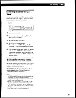 Preview for 11 page of Sony MDS-302 - Hi-fi Mini Disc Operating Instructions Manual