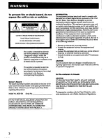 Preview for 2 page of Sony MDS-501 - Mini Disc Recorder Operating Instructions Manual