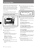 Предварительный просмотр 52 страницы Sony MDS-B5 Operation Manual