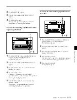 Предварительный просмотр 57 страницы Sony MDS-B5 Operation Manual