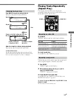 Preview for 19 page of Sony MDS-DRE1 Operating Instructions Manual