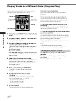 Preview for 20 page of Sony MDS-DRE1 Operating Instructions Manual