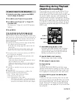 Preview for 25 page of Sony MDS-DRE1 Operating Instructions Manual