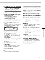 Preview for 33 page of Sony MDS-DRE1 Operating Instructions Manual