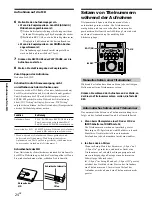 Preview for 108 page of Sony MDS-DRE1 Operating Instructions Manual