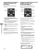 Preview for 116 page of Sony MDS-DRE1 Operating Instructions Manual