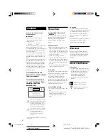 Preview for 2 page of Sony MDS-E52 Operating Instructions Manual