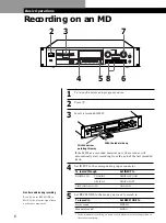 Preview for 6 page of Sony MDS-E58 Operating Instructions Manual