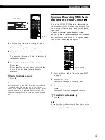 Preview for 13 page of Sony MDS-E58 Operating Instructions Manual